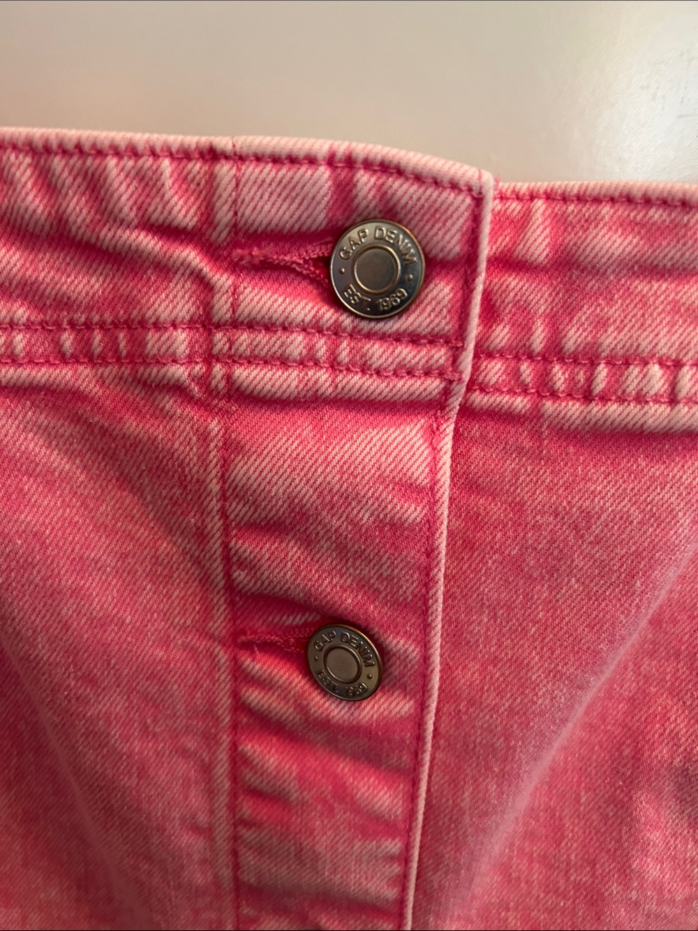 GAP Pink Denim Dress - NWOT - Picture 5 of 7